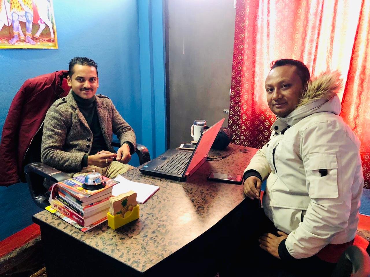 kabiraj ghatraj , nepali dance choreographer with bhatta guru